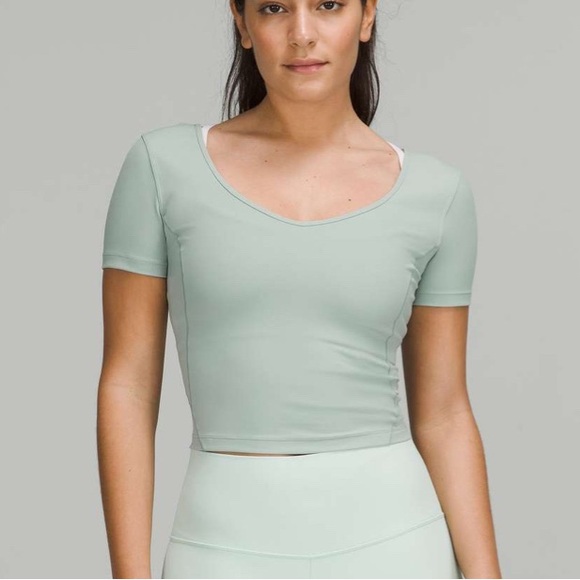 lululemon athletica Tops - Lululemon Align T-Shirt Silver Blue